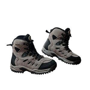 Cabela's Hiking Boots Women's 7.5 Gray Suede Thinsulate Dry Plus Trail Outdoors
